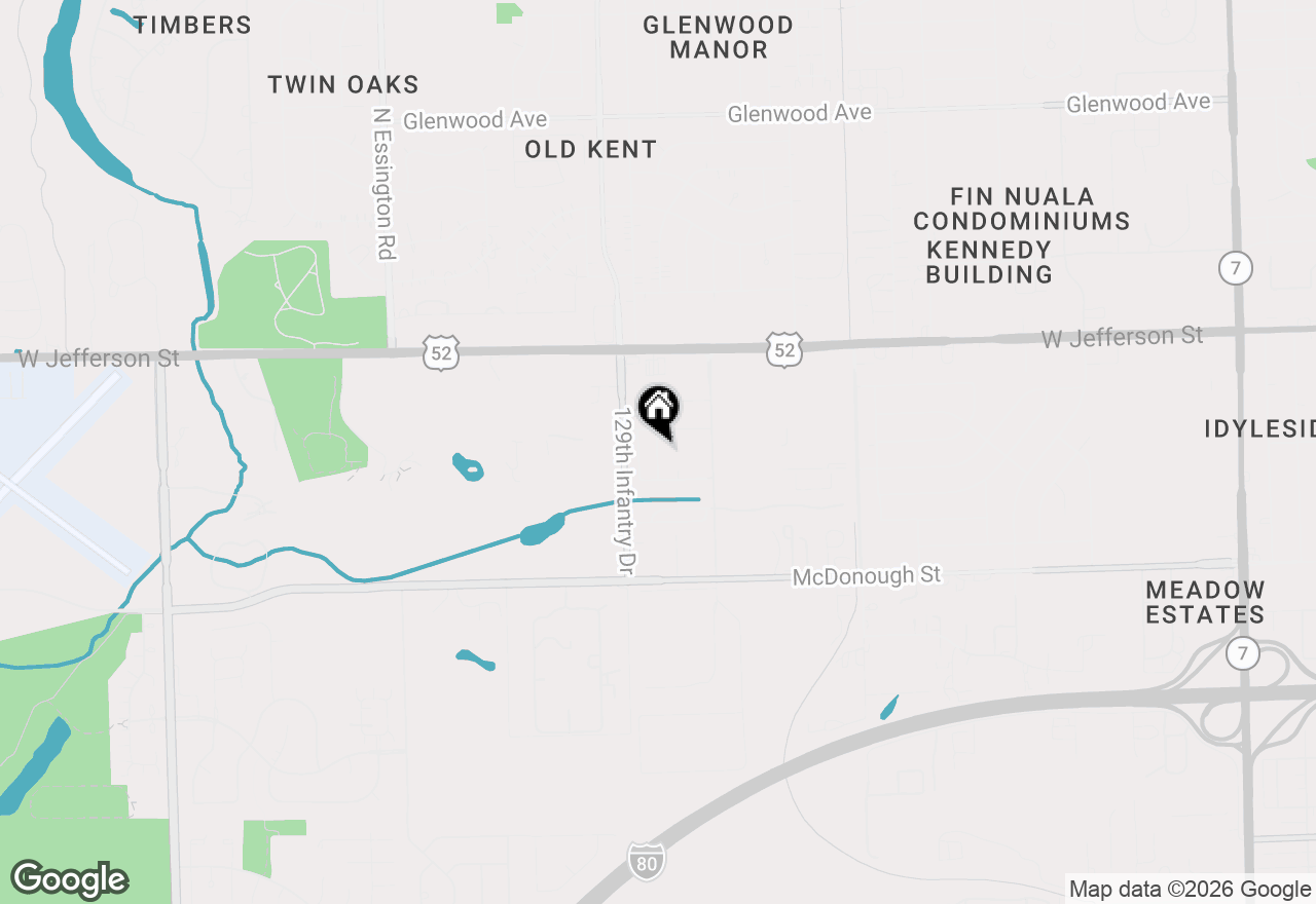 Map of 184 Saenz Lane #184, Joliet, IL 60436