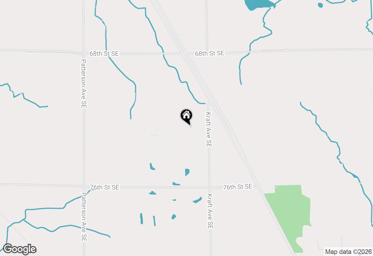 Map of 7260 Mammoth Court Se, Caledonia, MI 49316