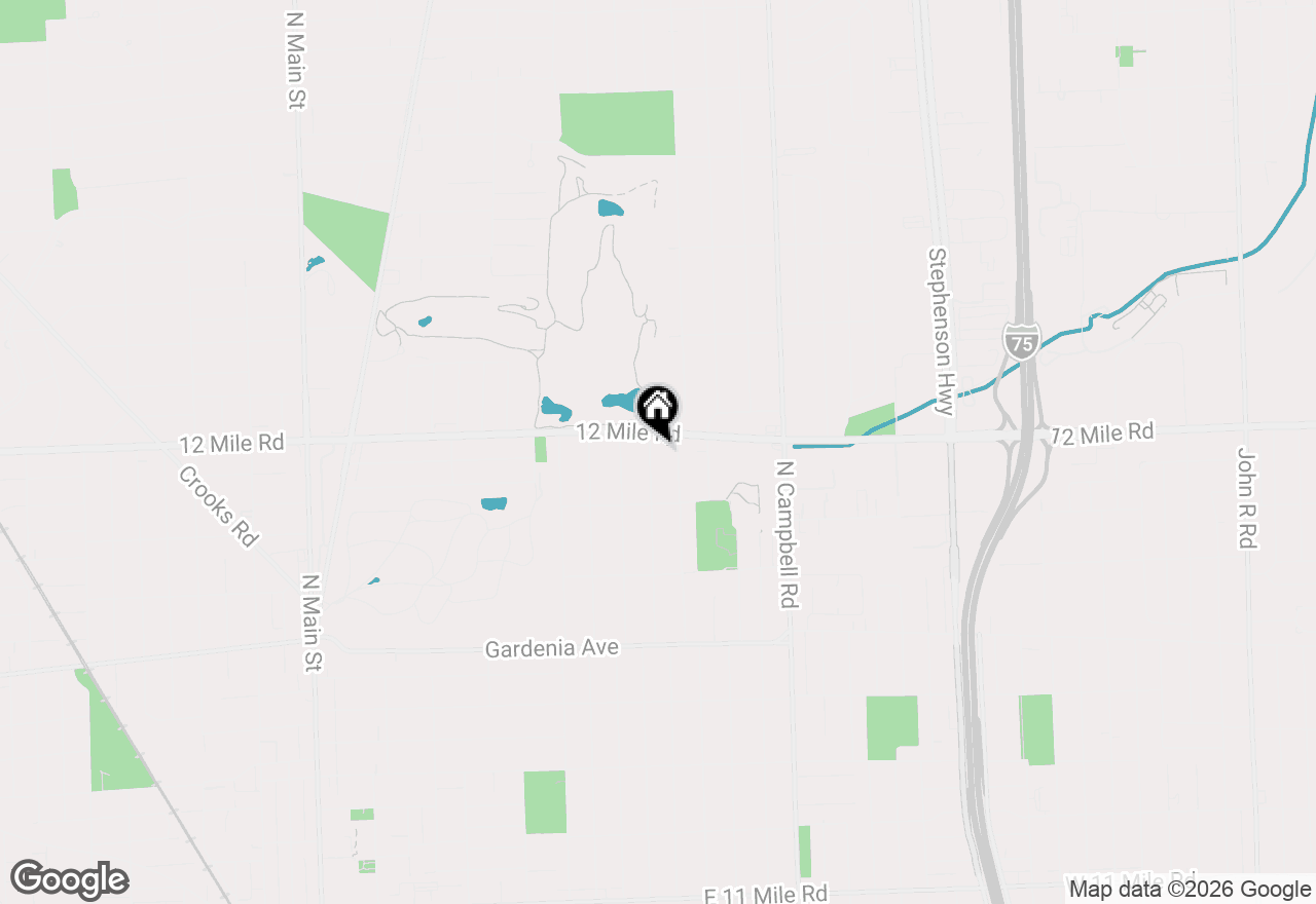 Map of 1706 N Blair Avenue, Royal Oak, MI 48067
