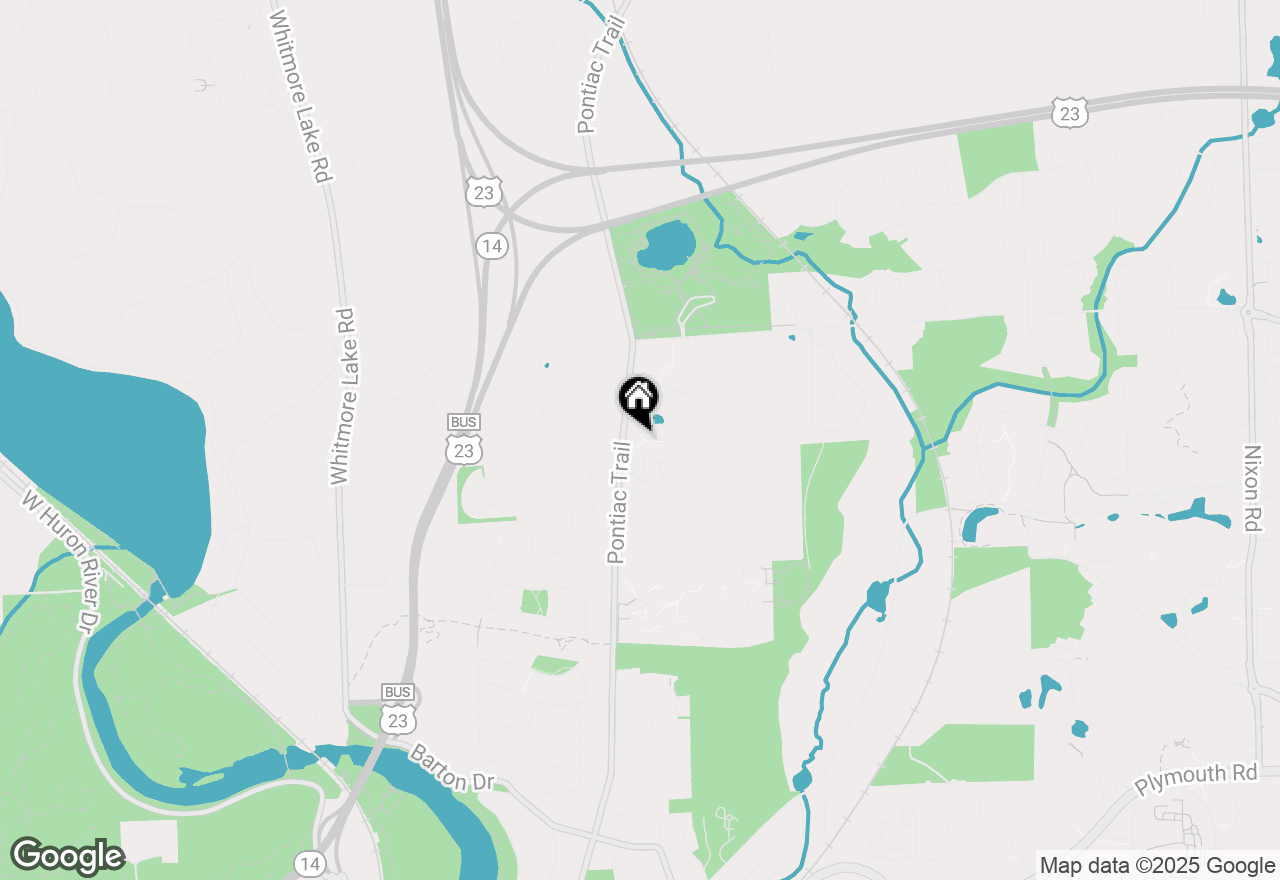 Map of 2790 S Knightsbridge Circle, Ann Arbor, MI 48105