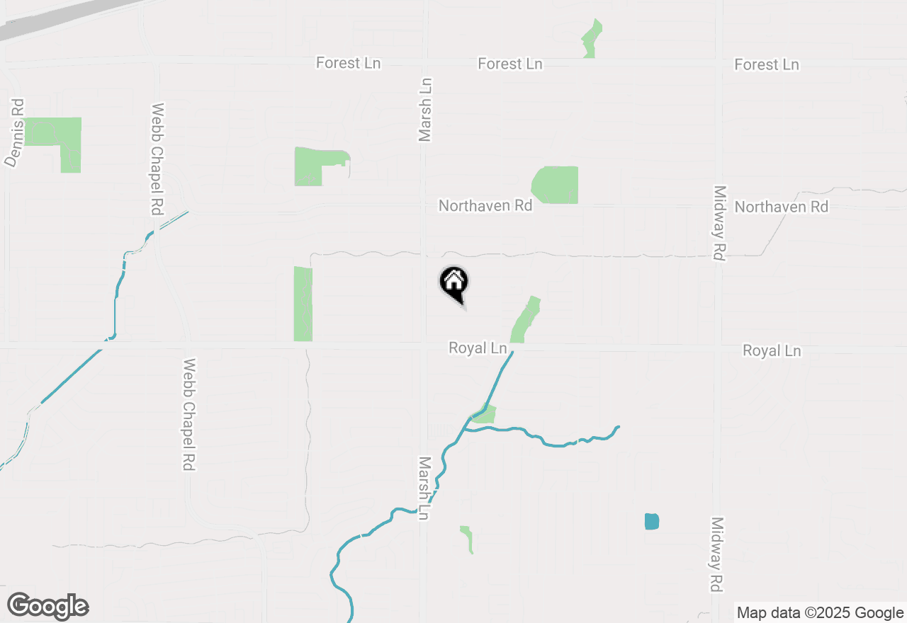 Map of 3740 Waldorf Drive, Dallas, TX 75229