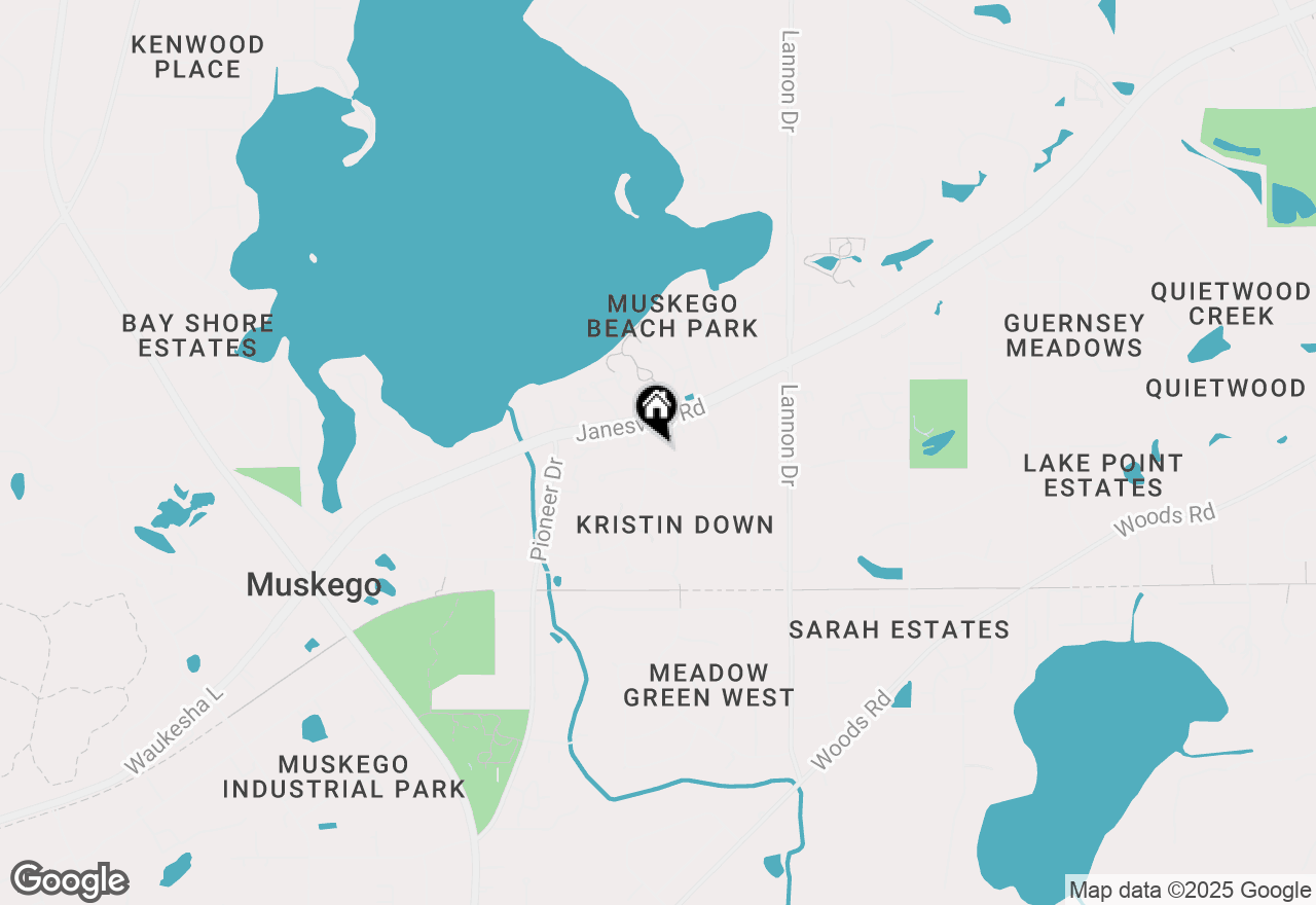Map of W176S7658 Kristin Dr, Muskego, WI 53150