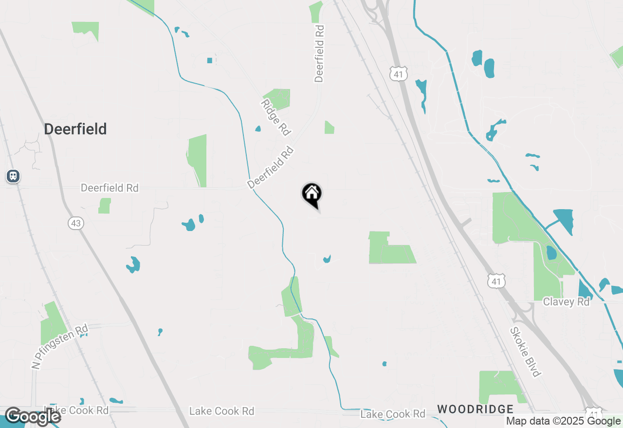 Map of 715 Smoke Tree Road, Deerfield, IL 60015