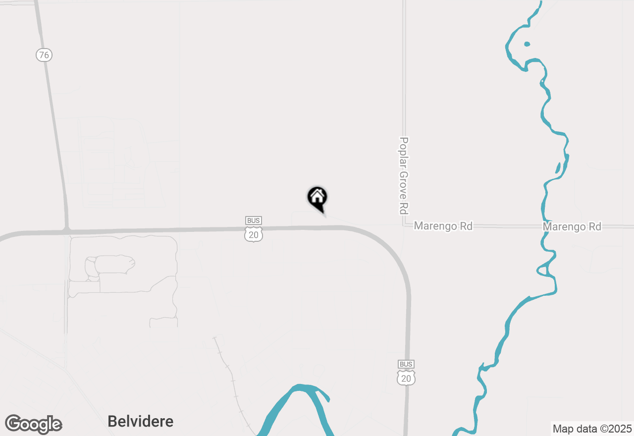 Map of 5610 Marengo Road, Belvidere, IL 61008