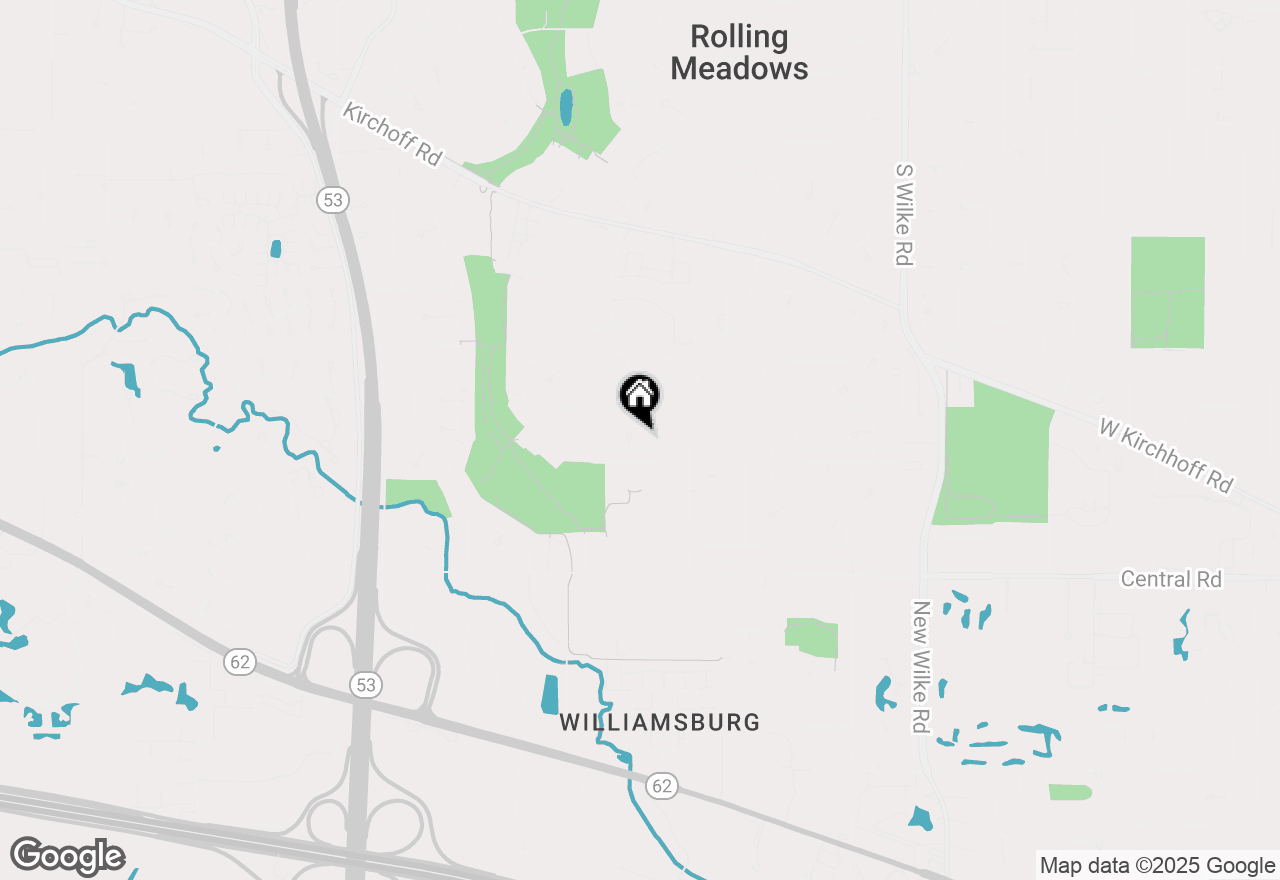 Map of 2800 Grouse Lane, Rolling Meadows, IL 60008