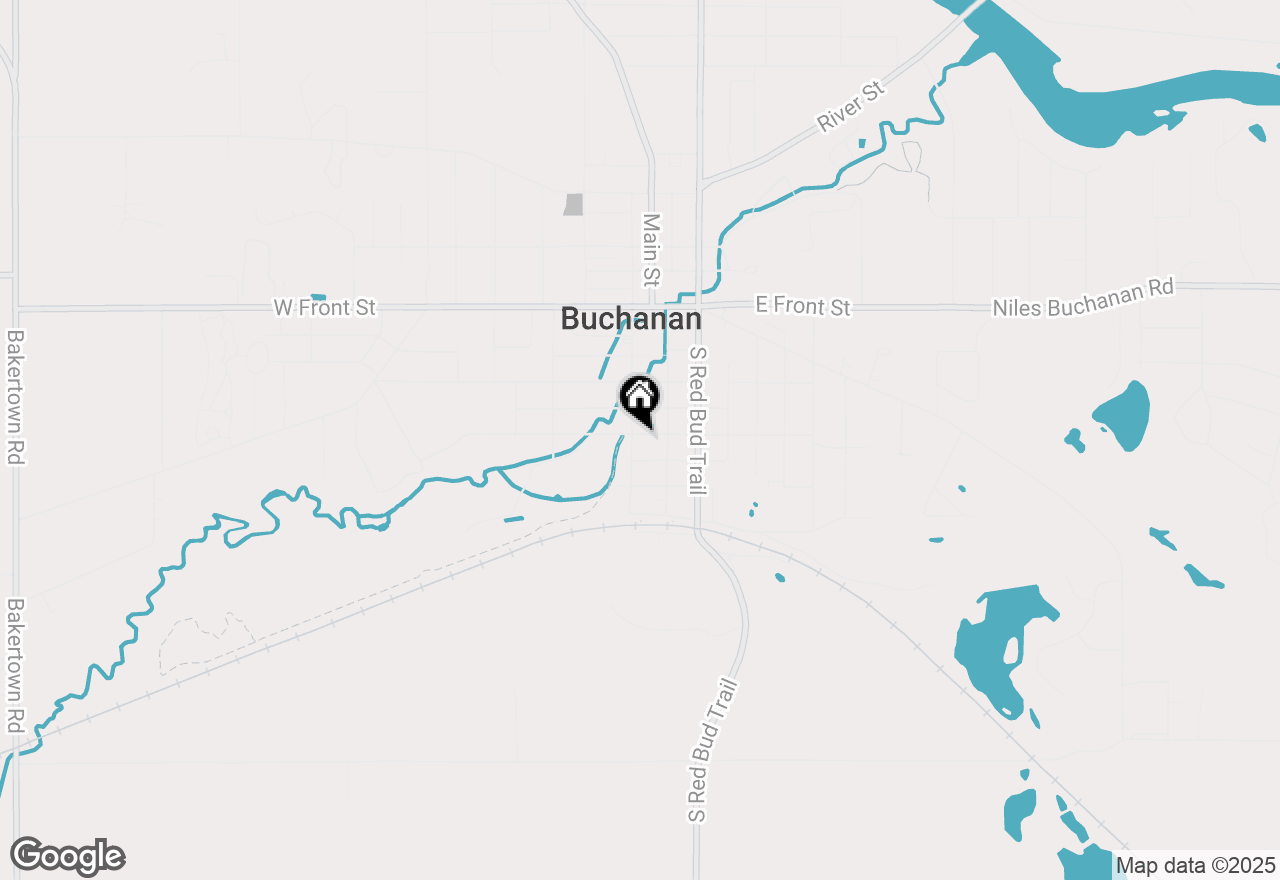 Map of 501 S Oak Street, Buchanan, MI 49107