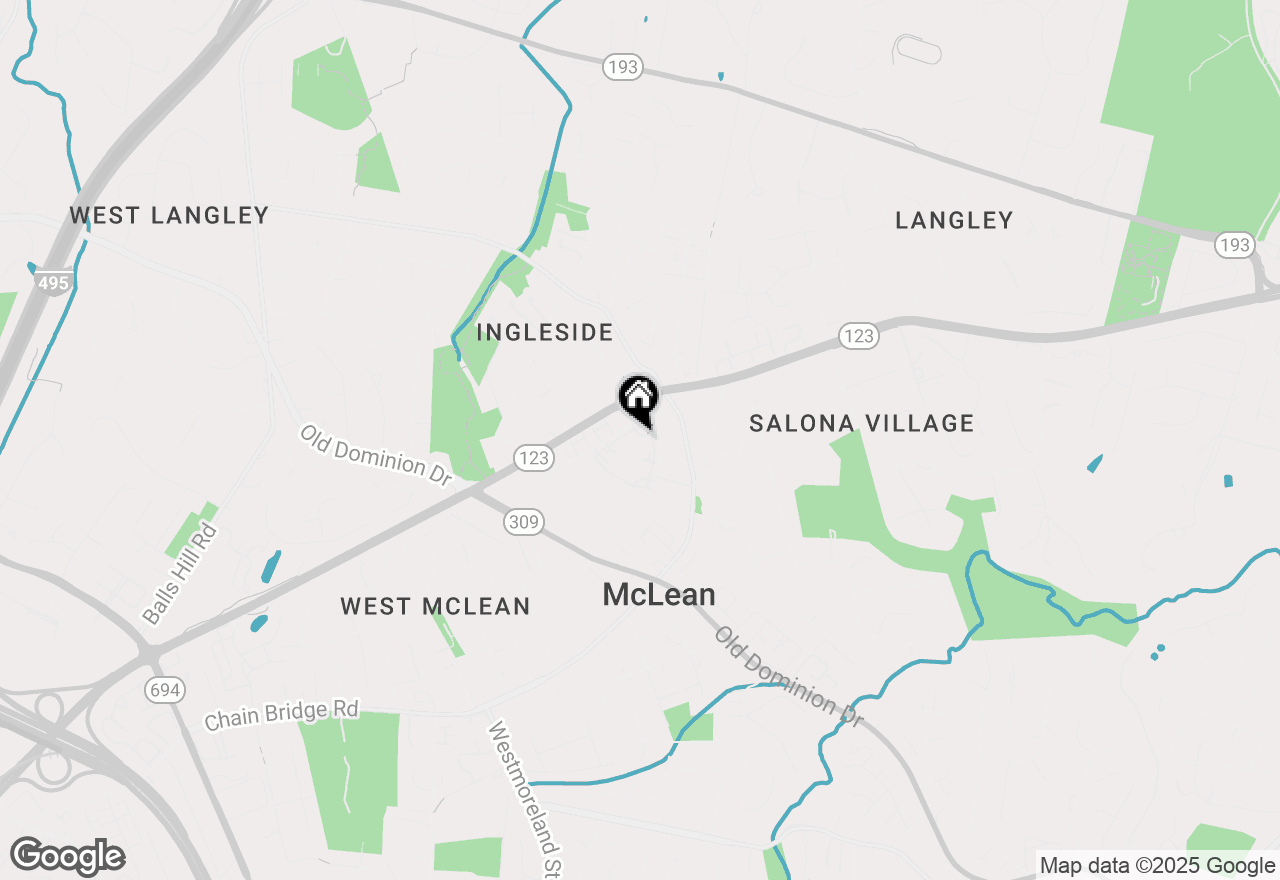 Map of 6800 Fleetwood Road #803, Mclean, VA 22101