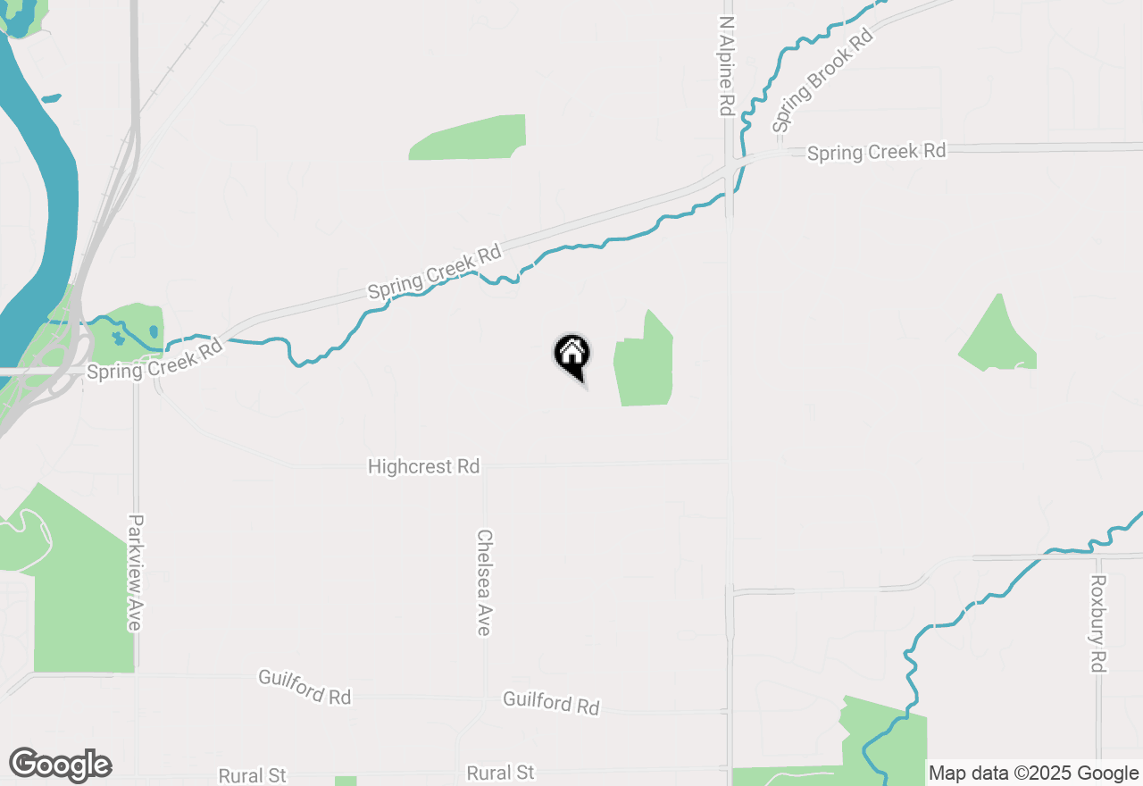 Map of 1915 Greenfield Lane, Rockford, IL 61107