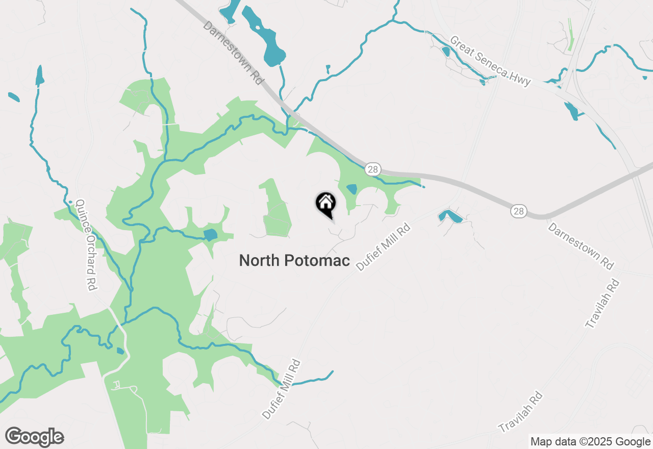 Map of 14865 Dufief Drive, Gaithersburg, MD 20878