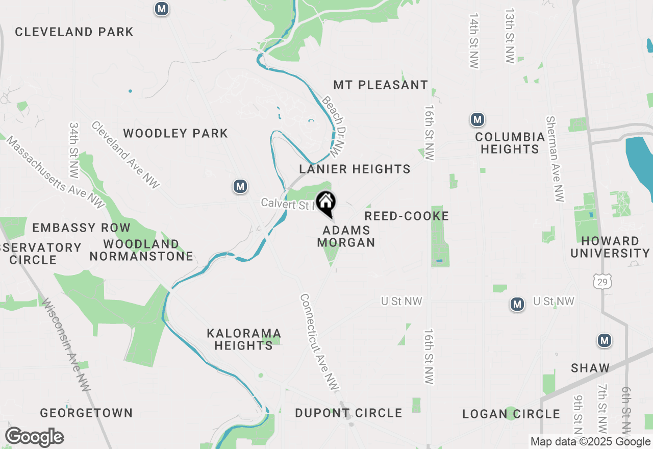 Map of 1910 Biltmore Street Nw #2, Washington, DC 20009