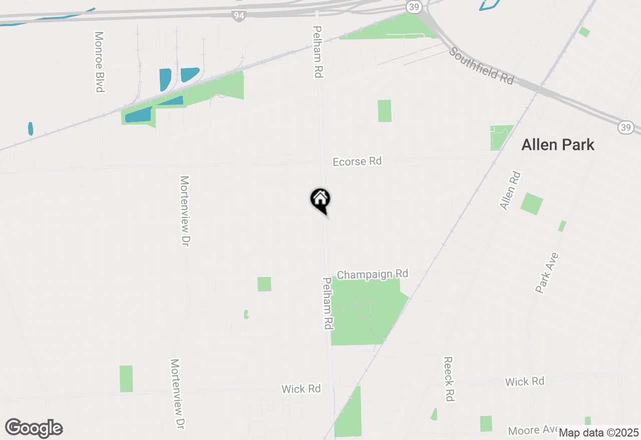Map of 7710 Pelham Road, Taylor, MI 48180