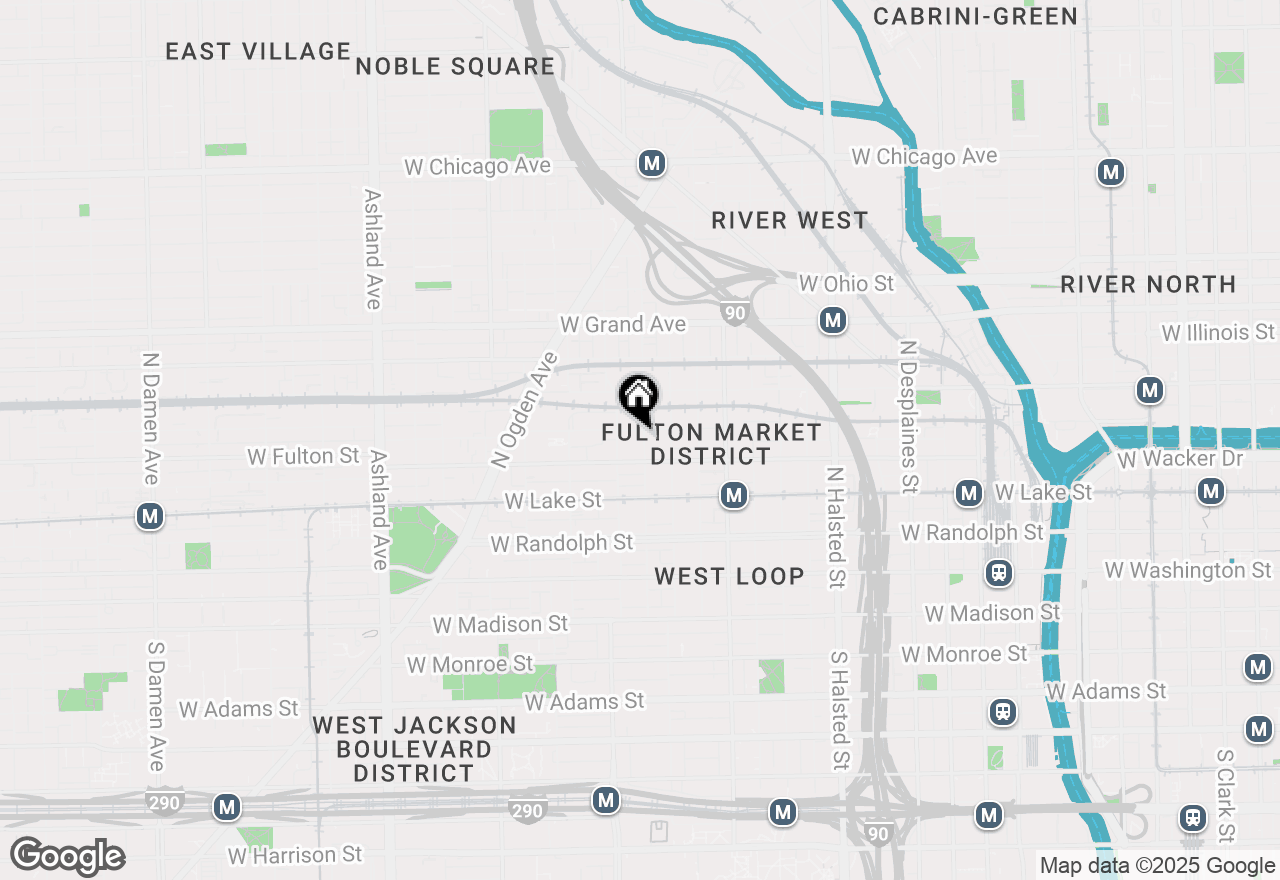 Map of 312 N May Street #2IJ, Chicago, IL 60607