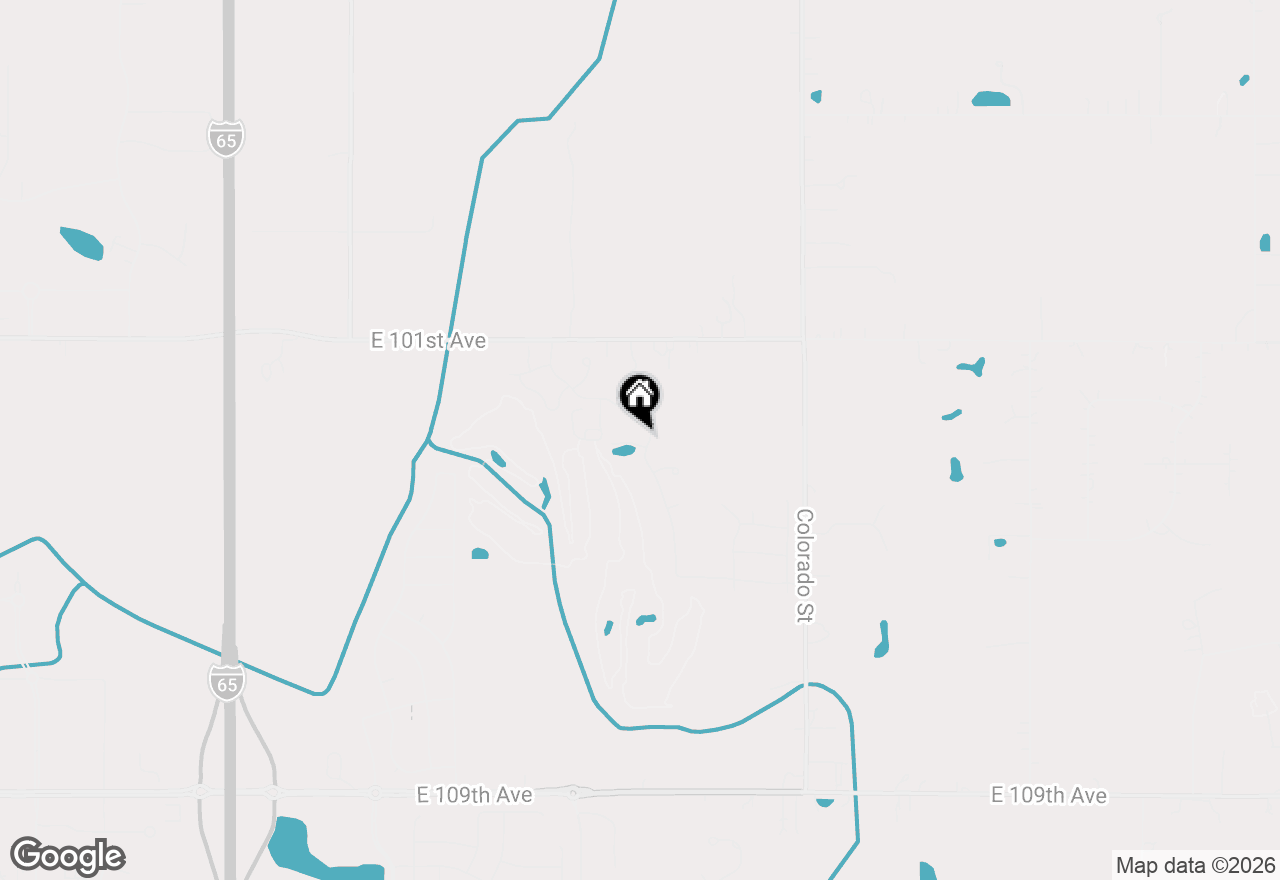 Map of 10280 California Street, Crown Point, IN 46307