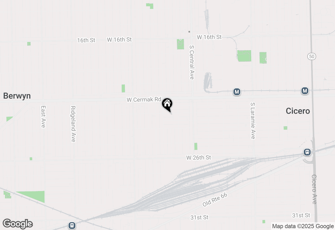 Map of 5731 W 23rd Street, Cicero, IL 60804