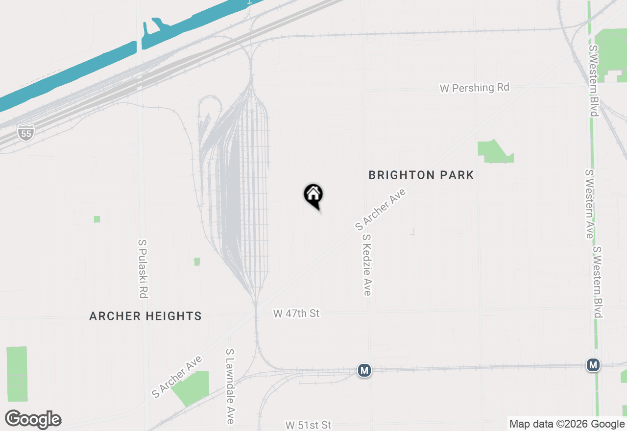 Map of 4331 S Homan Avenue, Chicago, IL 60632