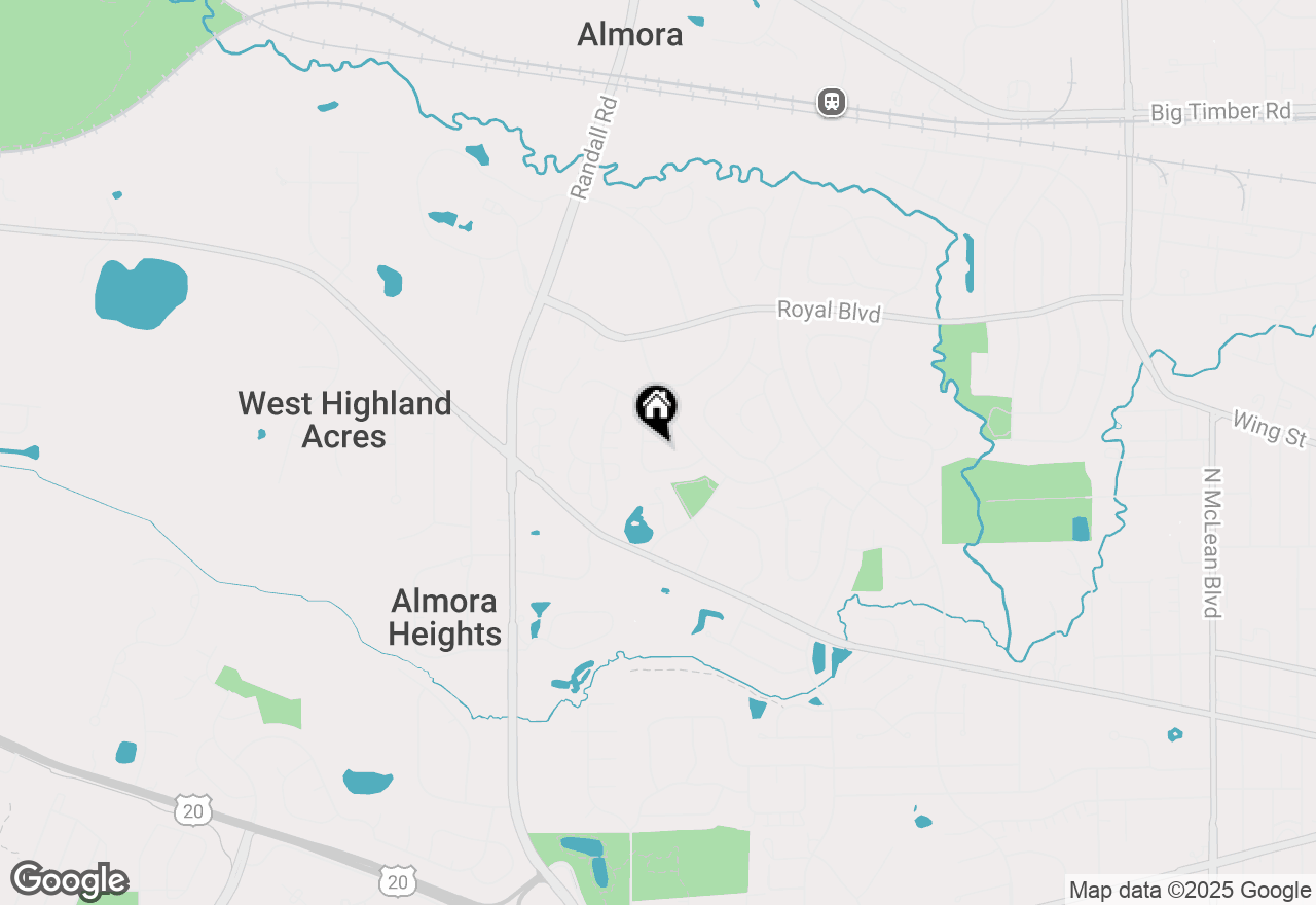 Map of 631 Alice Court, Elgin, IL 60123