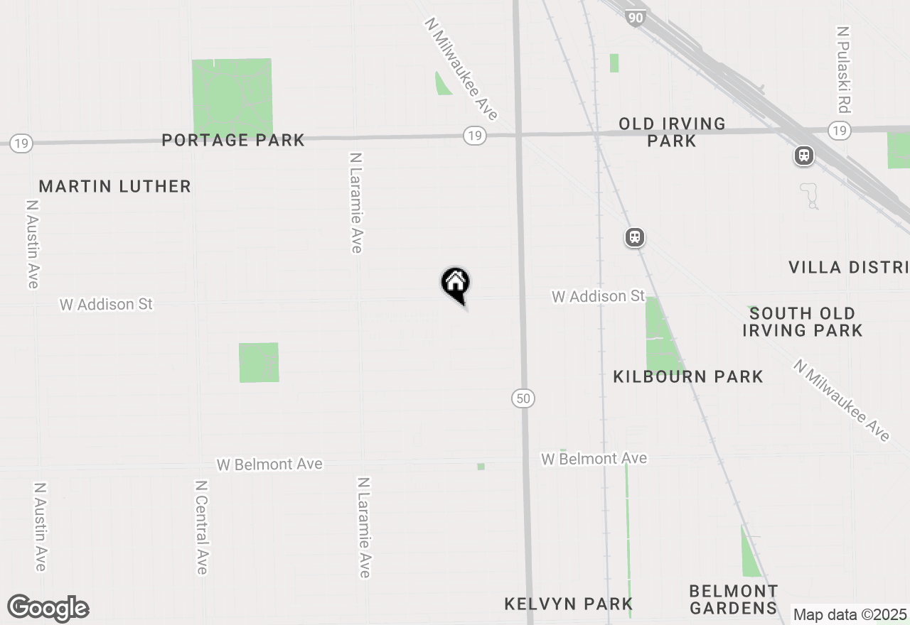 Map of 4938 W Eddy Street, Chicago, IL 60641