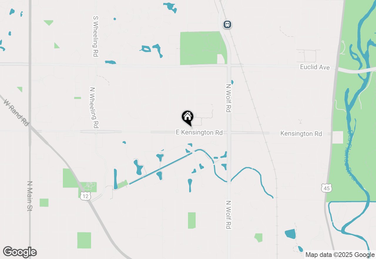 Map of (Address confidential), Mount Prospect, Illinois 60056