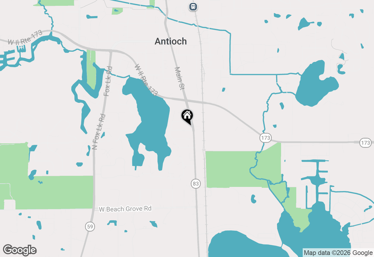 Map of 23564 W Park Terrace, Antioch, IL 60002