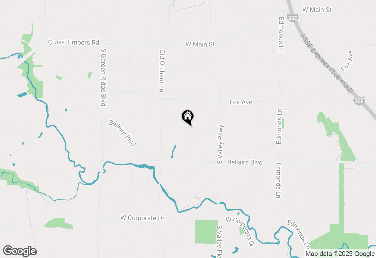 Map of 1061 Kingston Drive, Lewisville, TX 75067