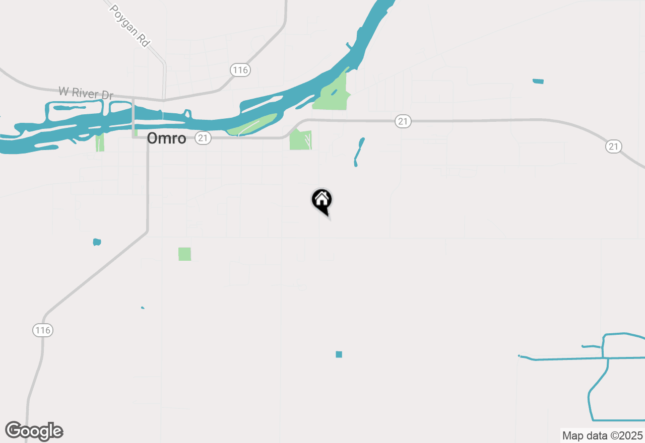 Map of 640 Mckinley Ave, Omro, WI 54963