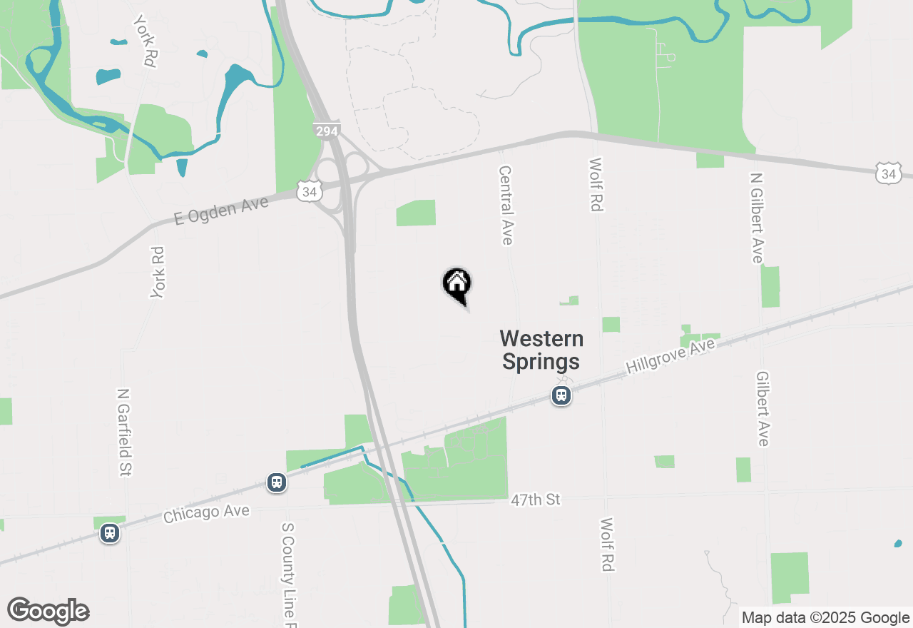 Map of 4216 Forest Avenue, Western Springs, IL 60558