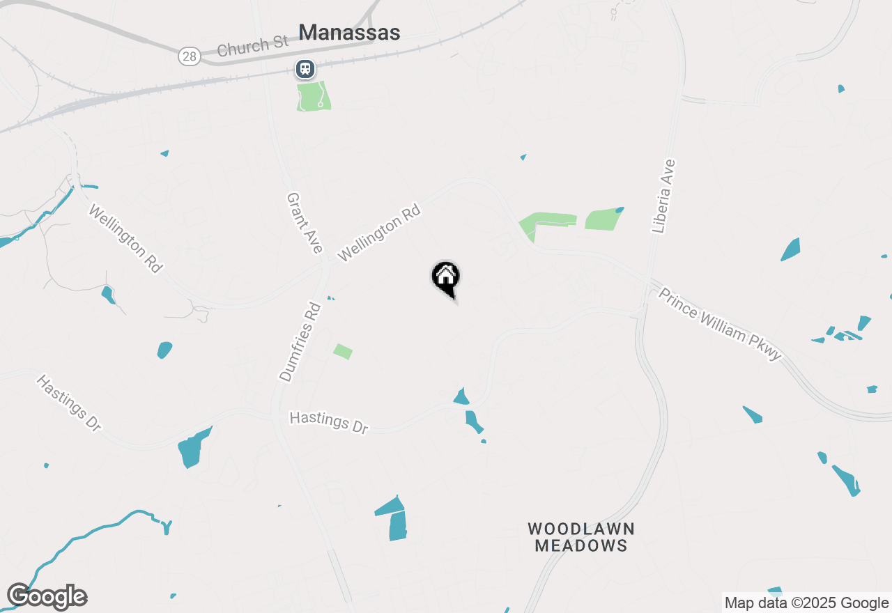 Map of 8803 Cather Avenue, Manassas, VA 20110