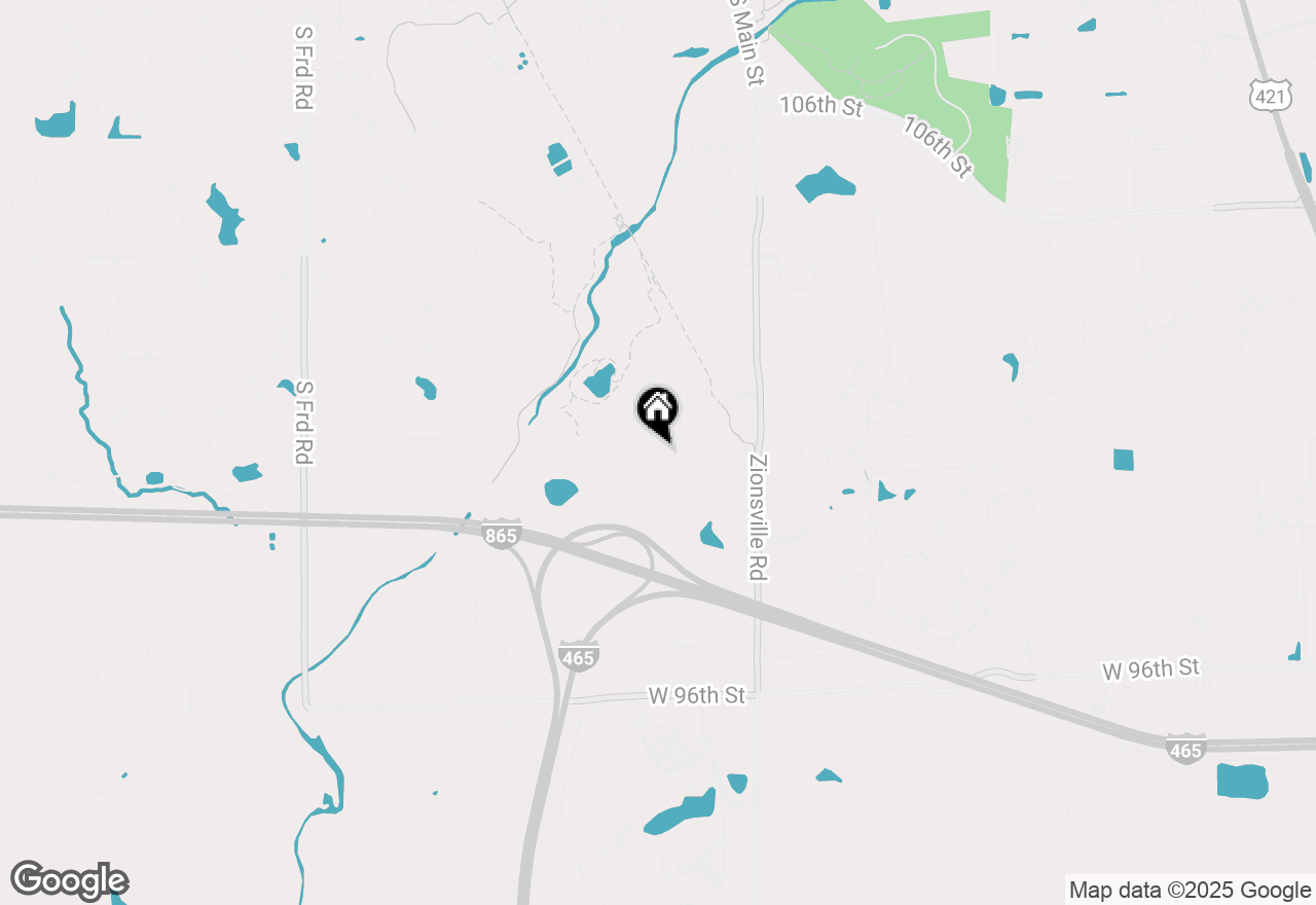 Map of 10262 Rieslaner Circle, Zionsville, IN 46077