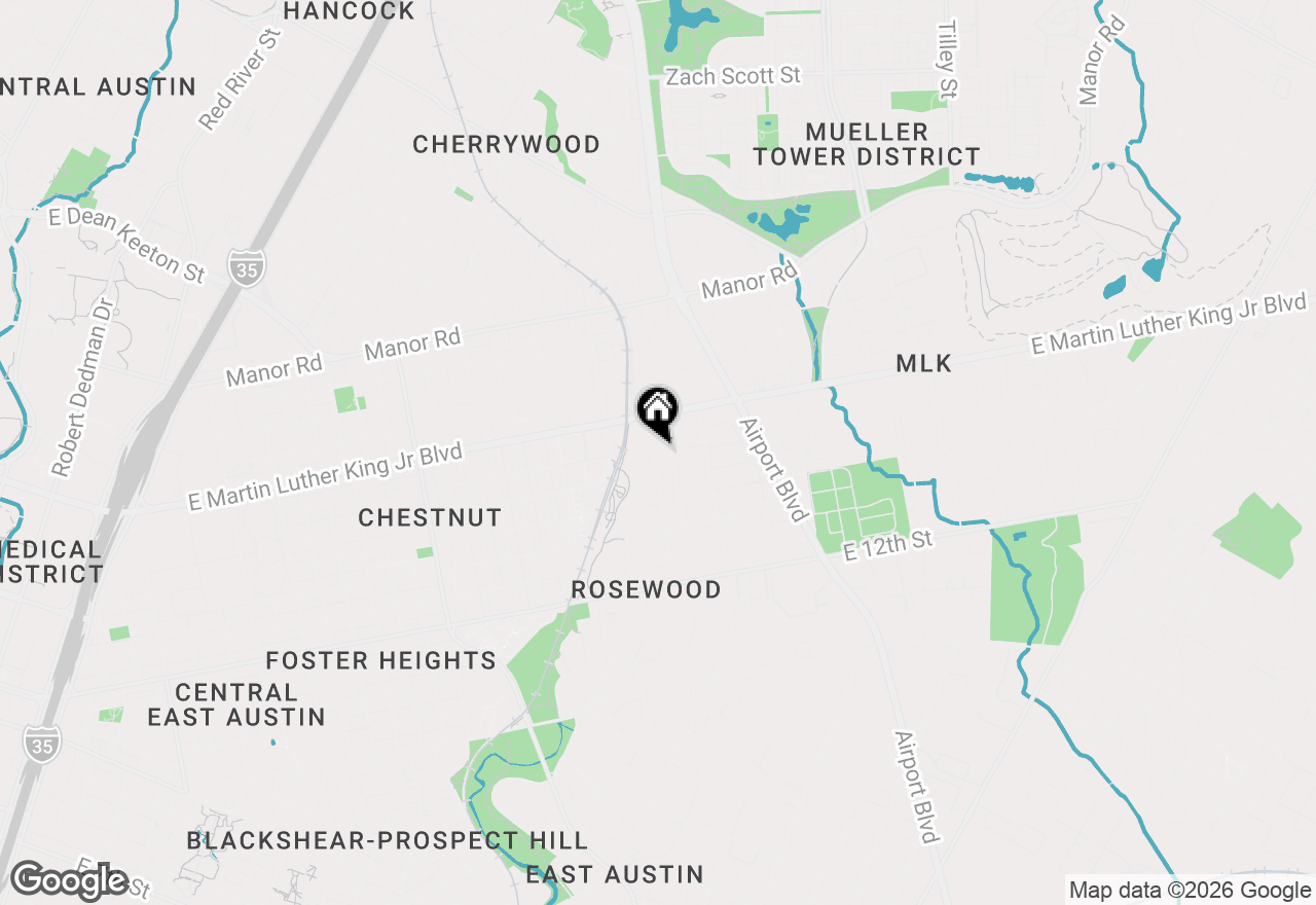Map of 1709 Clifford Ave, Austin, TX 78702