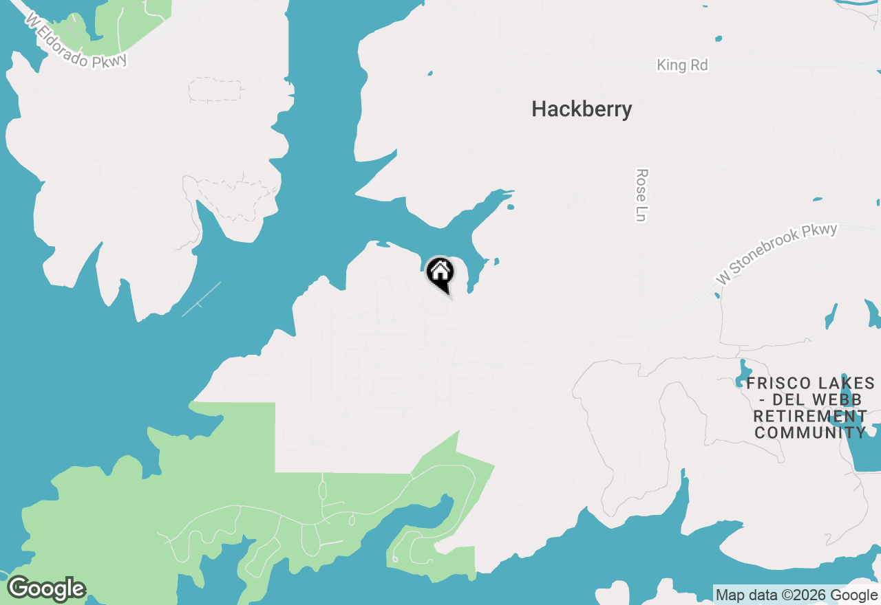 Map of 4700 Woodard Lane, Frisco, TX 75036