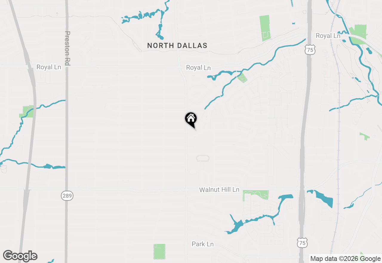 Map of 6910 Waggoner Drive, Dallas, TX 75230