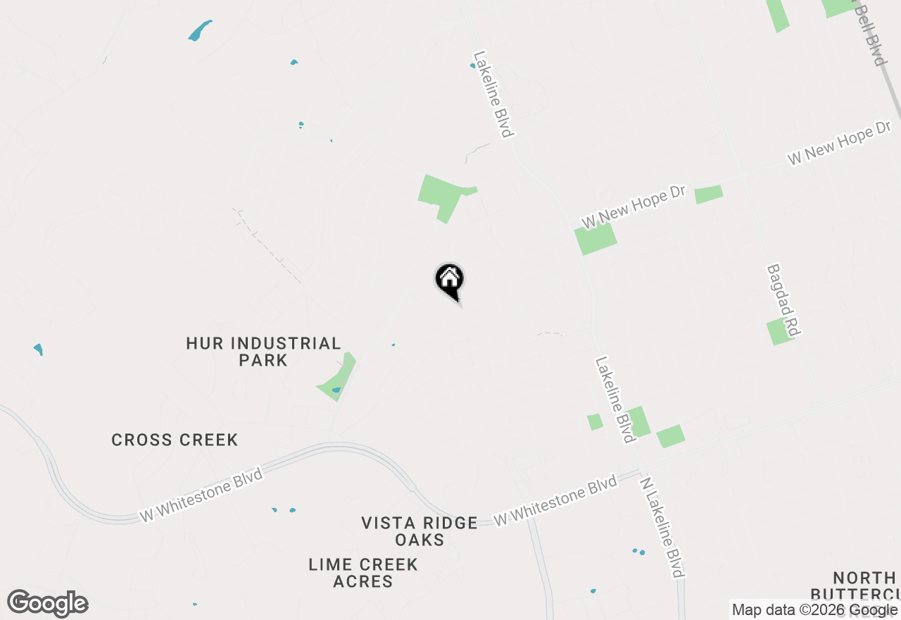 Map of 2105 Hawksbury Way, Cedar Park, TX 78613