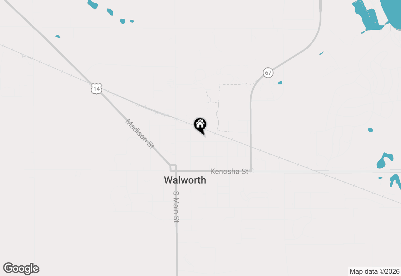 Map of 224 Howard St, Walworth, WI 53184