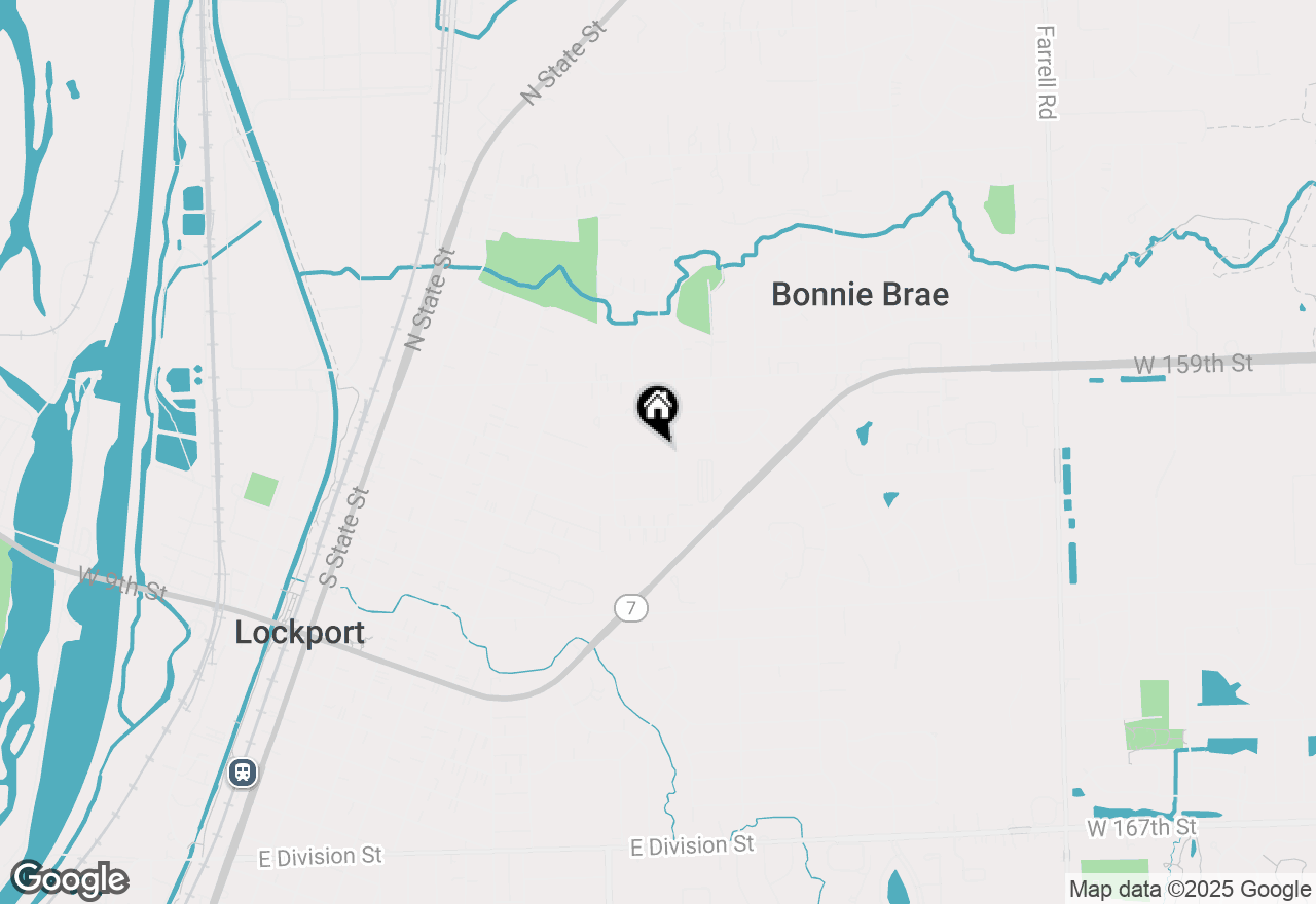 Map of 613 Katherine Street, Lockport, IL 60441