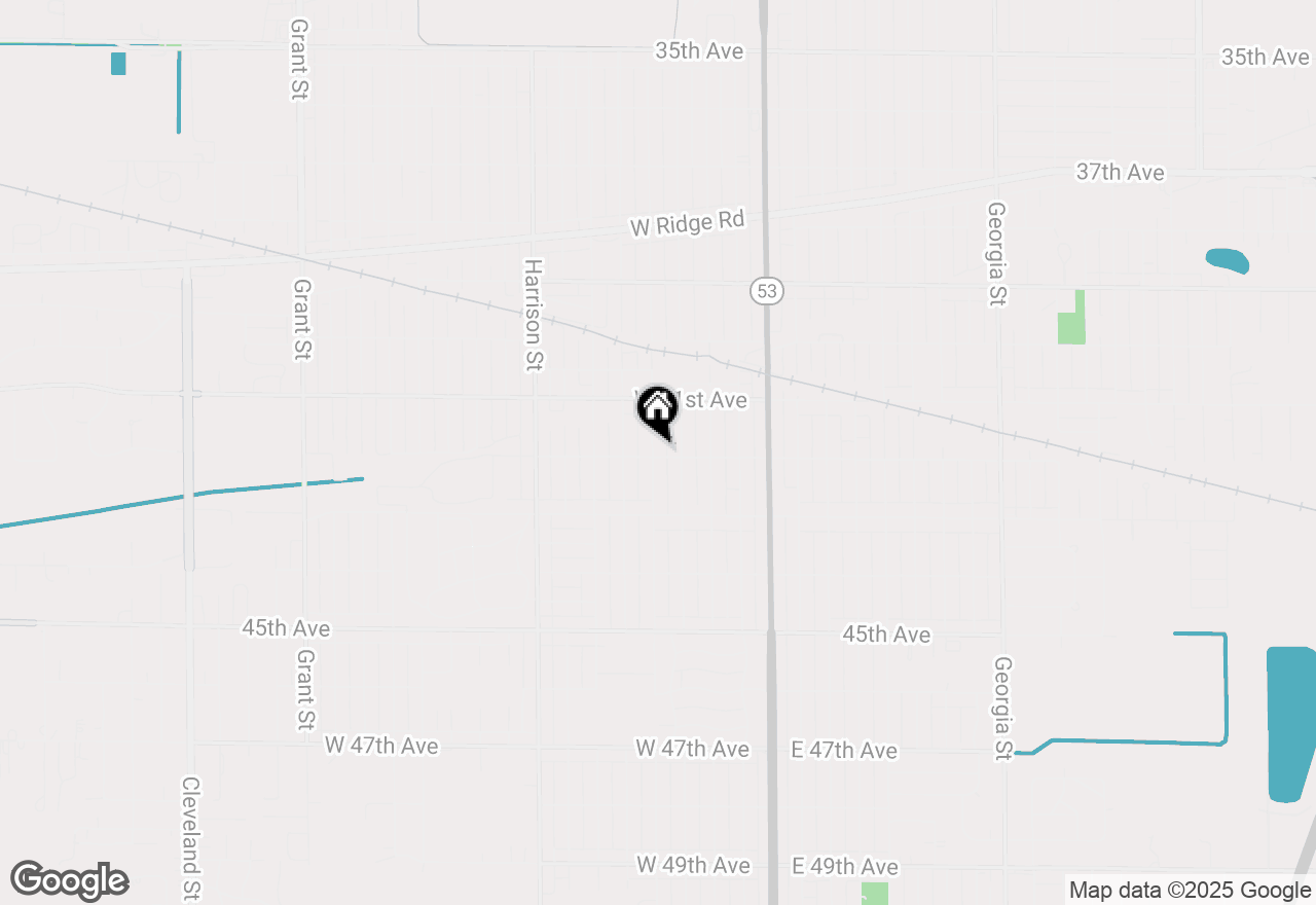 Map of 4195 Madison Street, Gary, IN 46408