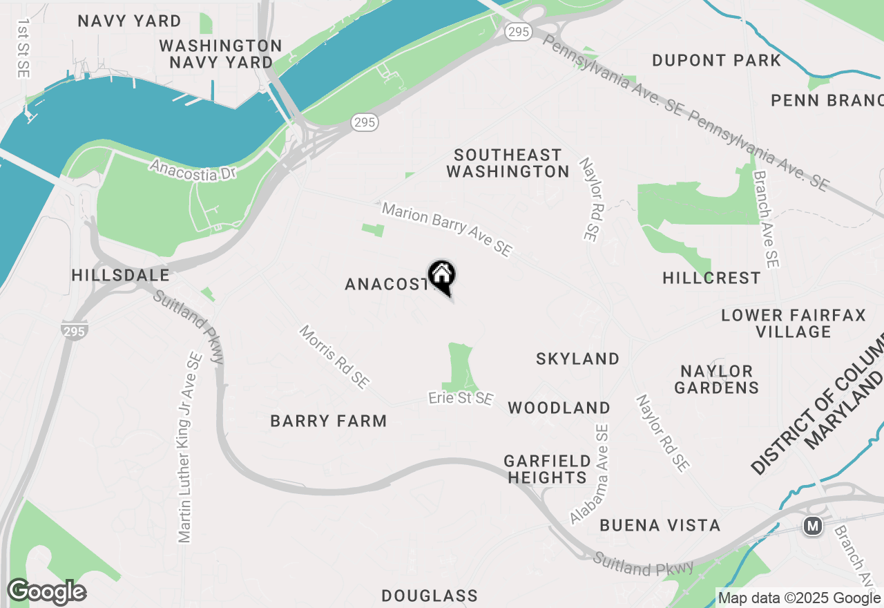 Map of 1748 Galen Street Se, Washington, DC 20020