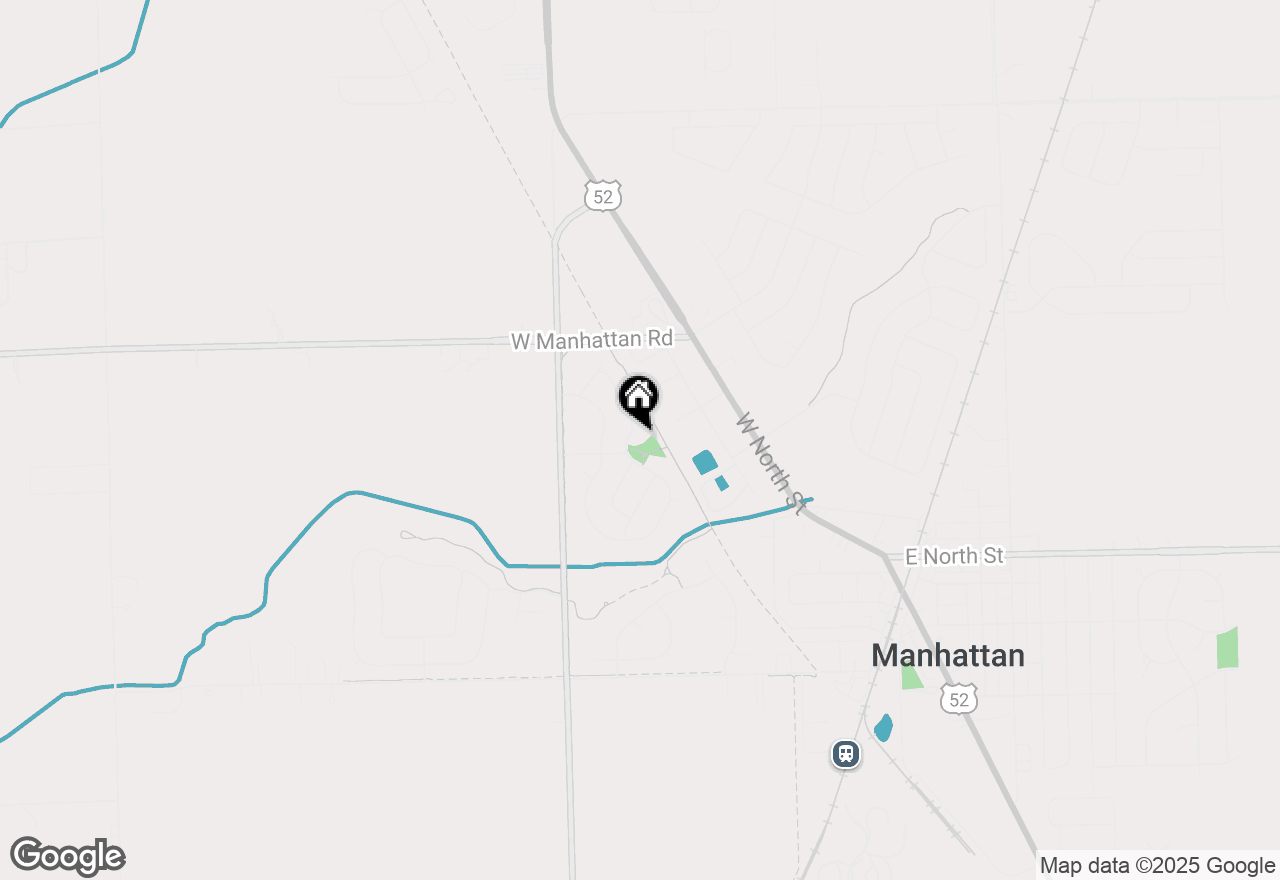 Map of 25281 Faraday Road, Manhattan, IL 60442