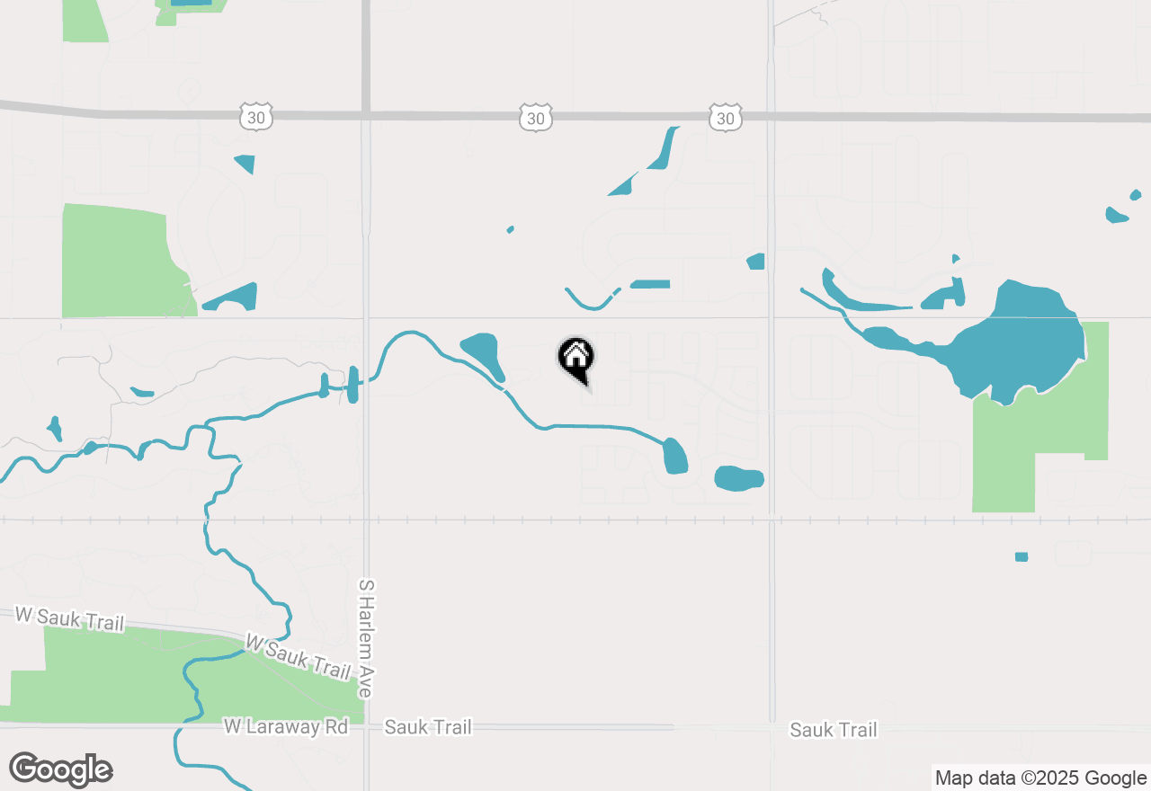 Map of 250 Blackthorn Road, Matteson, IL 60443