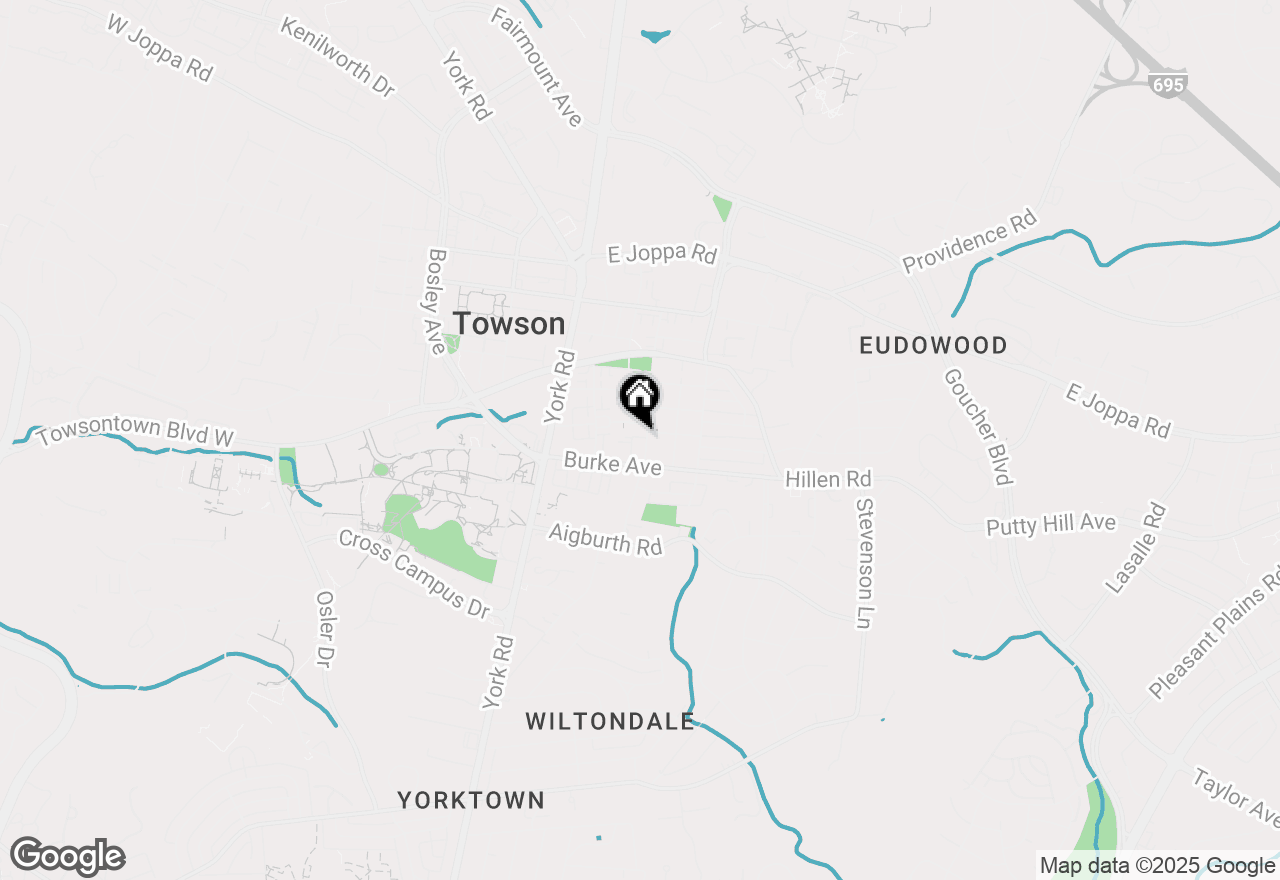 Map of 136 Linden Place, Baltimore, MD 21286