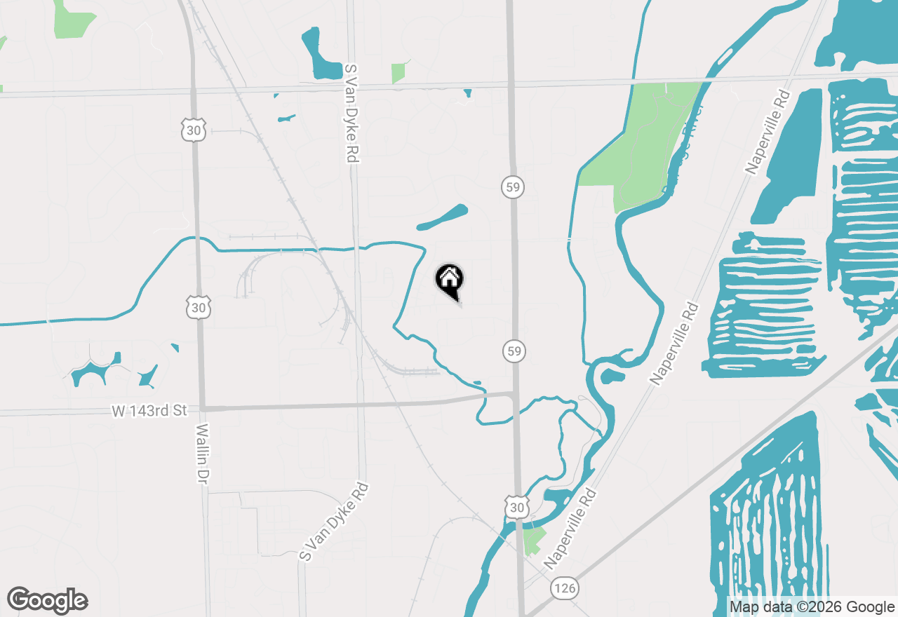 Map of 24119 W Hazelcrest Drive #100, Plainfield, IL 60544