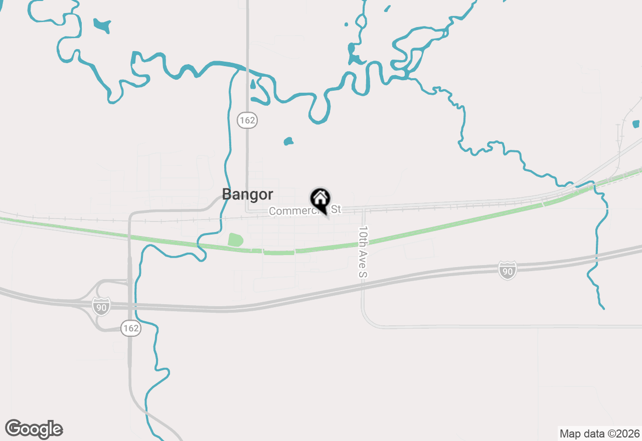 Map of 1215 Bangor St, Bangor, WI 54614
