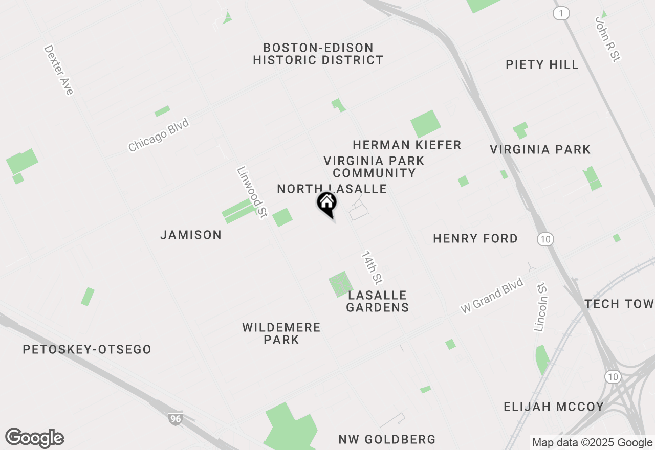 Map of 2293 W Philadelphia Street, Detroit, MI 48206