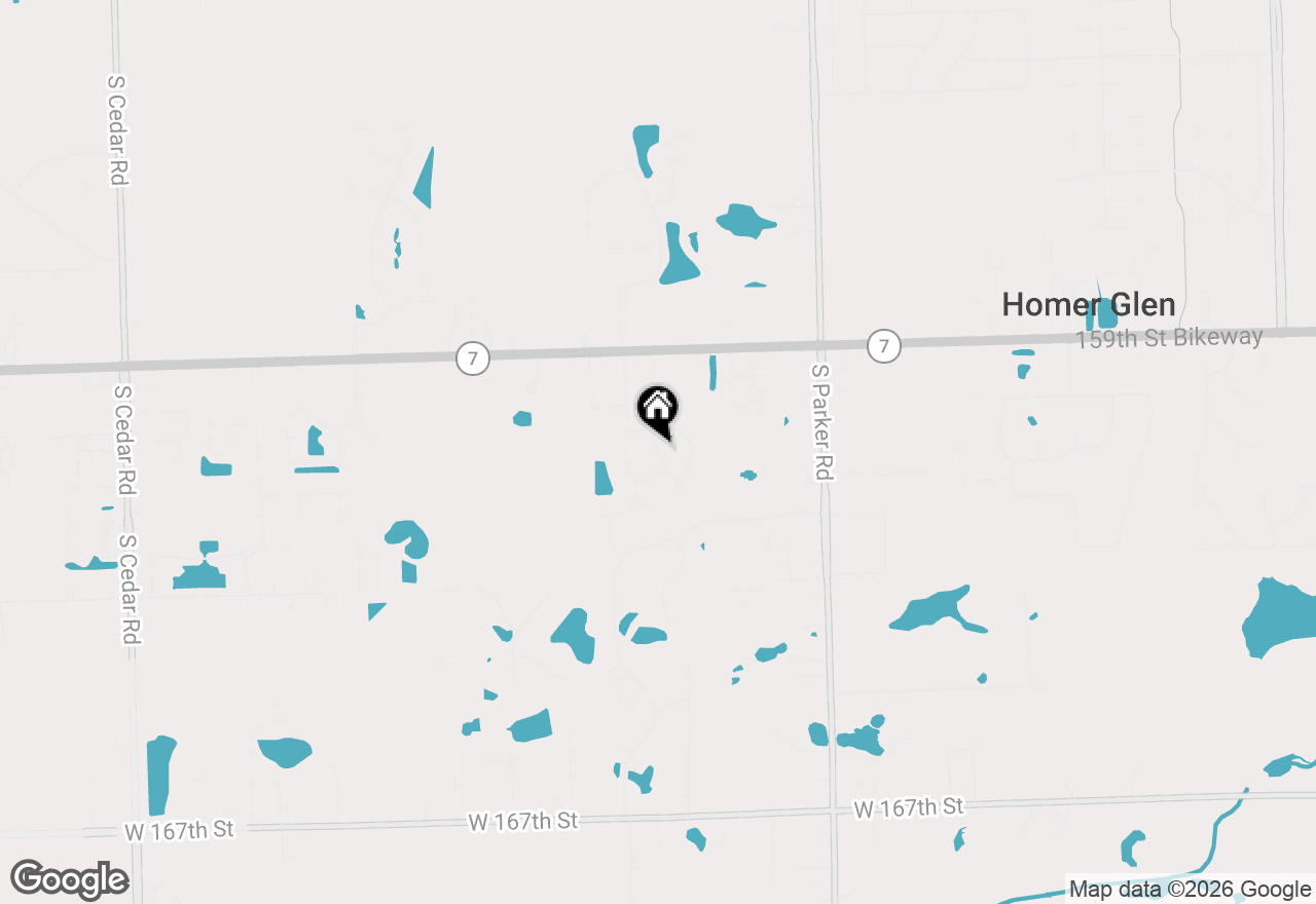 Map of 16071 Alissa Court, Homer Glen, IL 60491