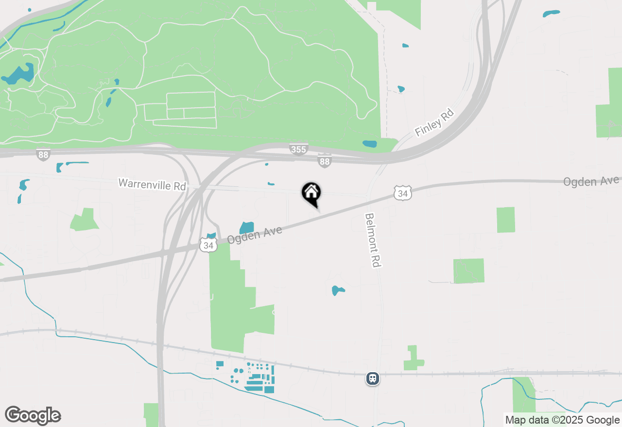 Map of 2410 Ogden Avenue, Downers Grove, IL 60515