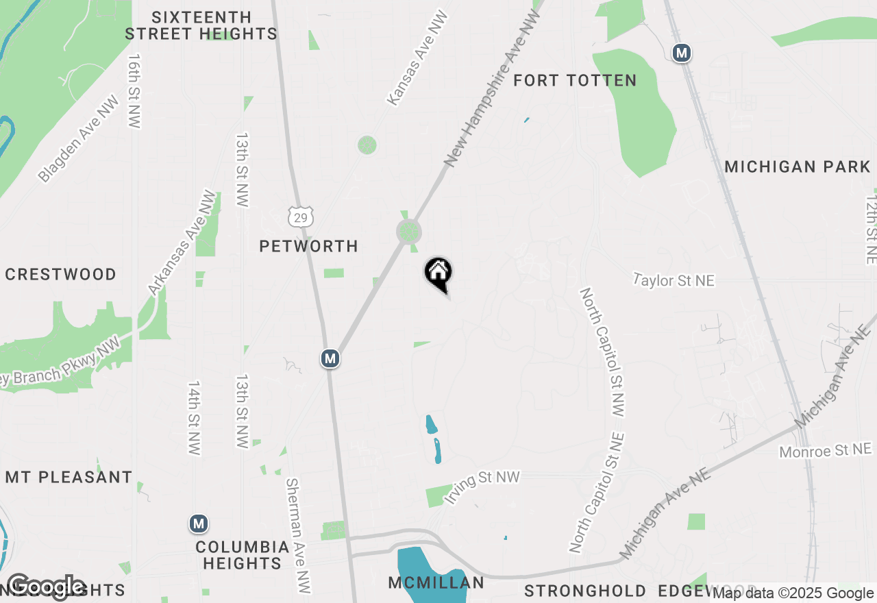 Map of 3932 Illinois Avenue Nw #B, Washington, DC 20011