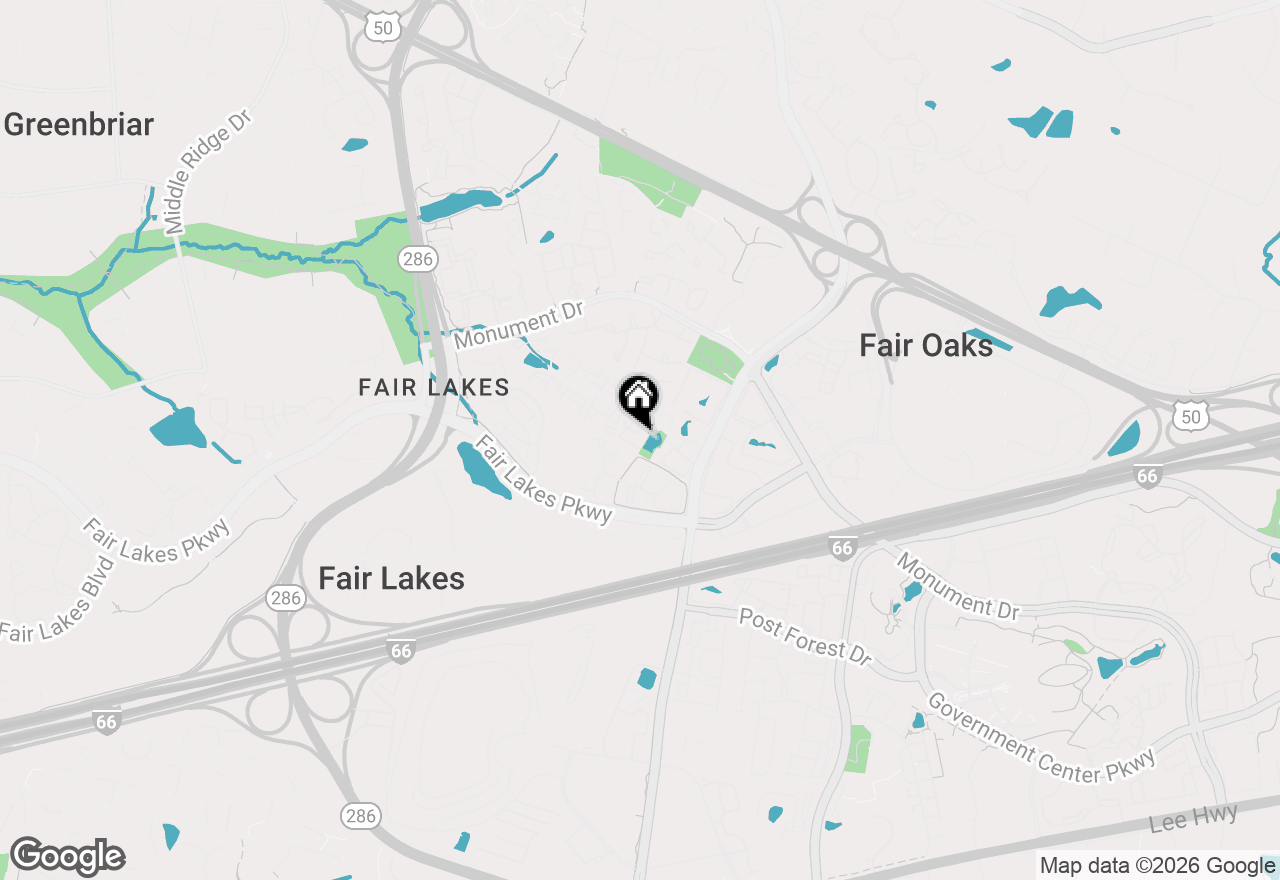 Map of 4330 Cannon Ridge Court #31, Fairfax, VA 22033