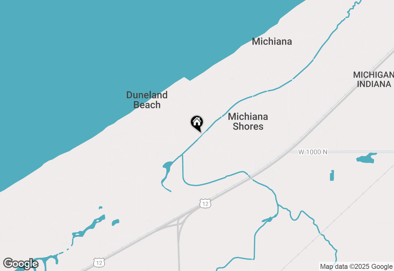 Map of 329 Sunset Trail, Michiana Shores, IN 46360