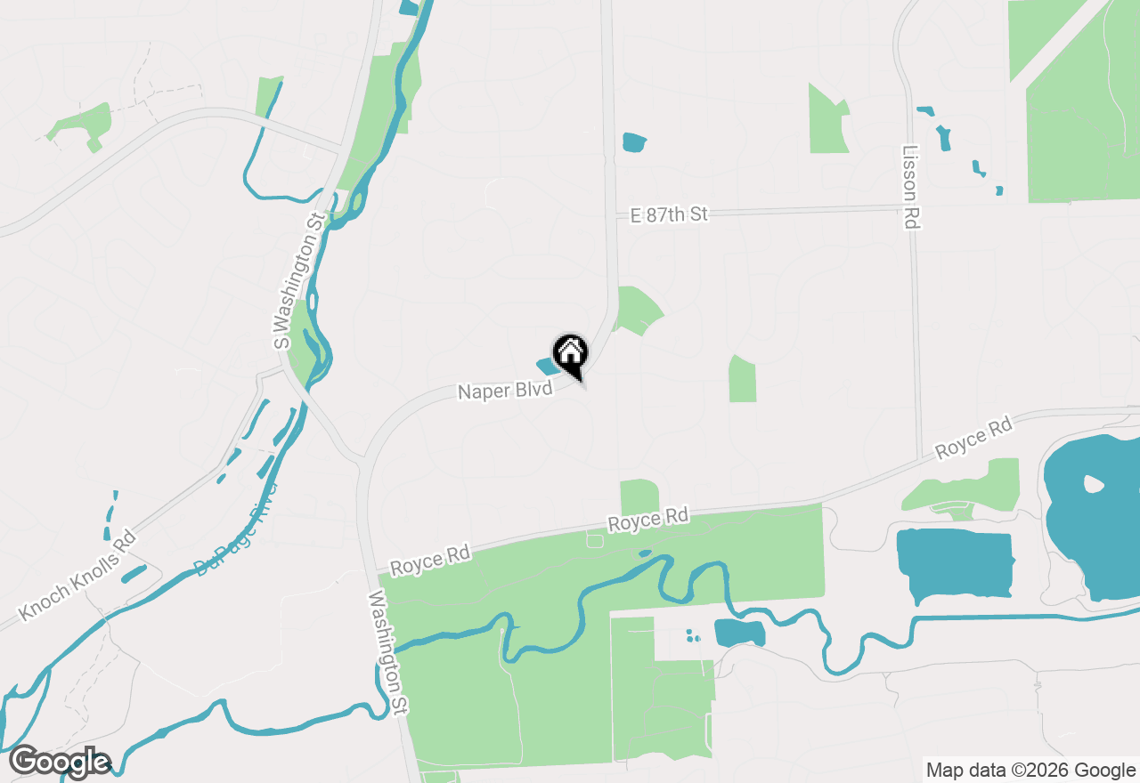 Map of 2429 Rio Grande Circle, Naperville, IL 60565