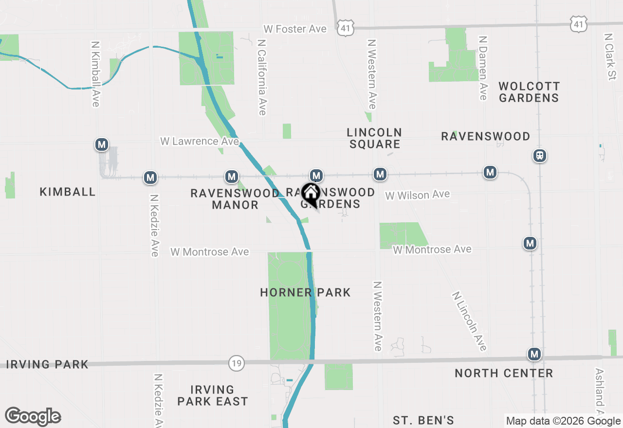 Map of 2621 W Windsor Avenue, Chicago, IL 60625