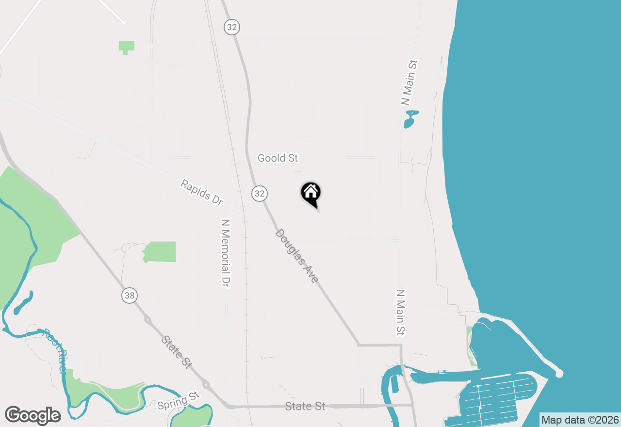 Map of 1823 Marquette St, Racine, WI 53402